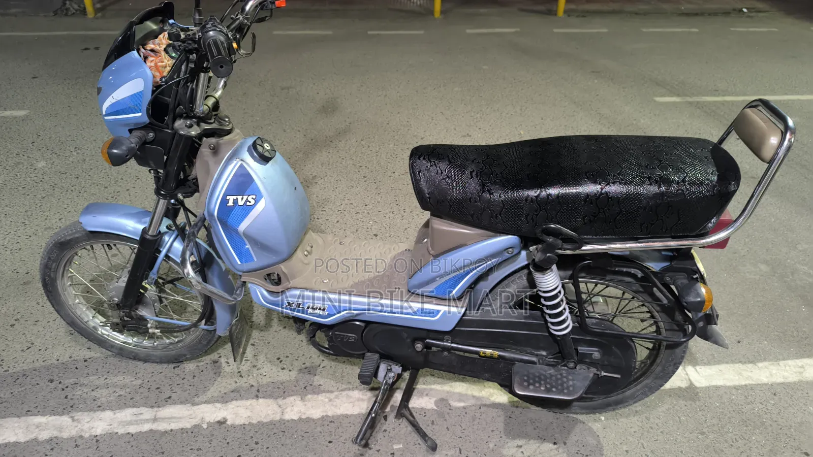 TVS XL 100 Comfort 2023 Blue