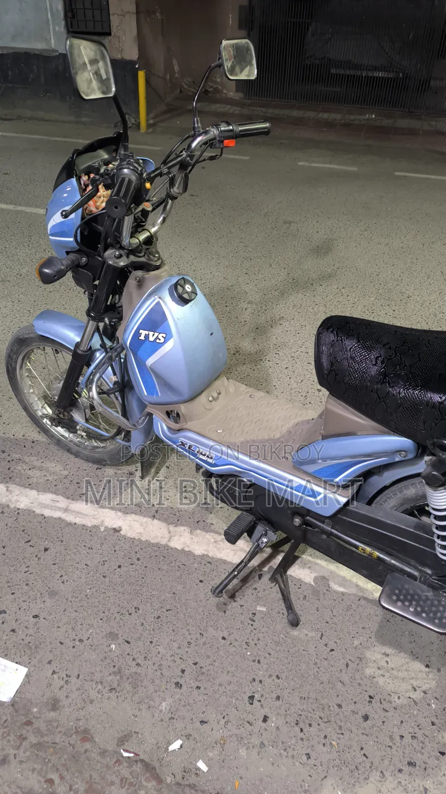 TVS XL 100 Comfort 2023 Blue