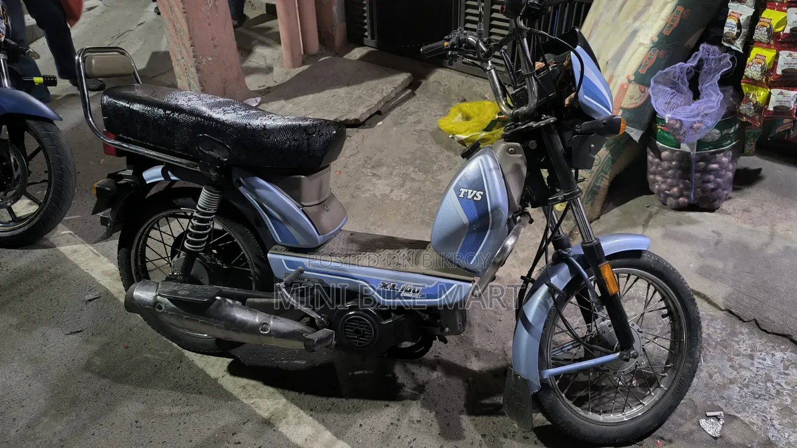 TVS XL 100 Comfort 2023 Blue