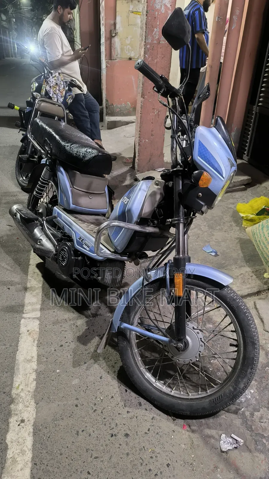 TVS XL 100 Comfort 2023 Blue