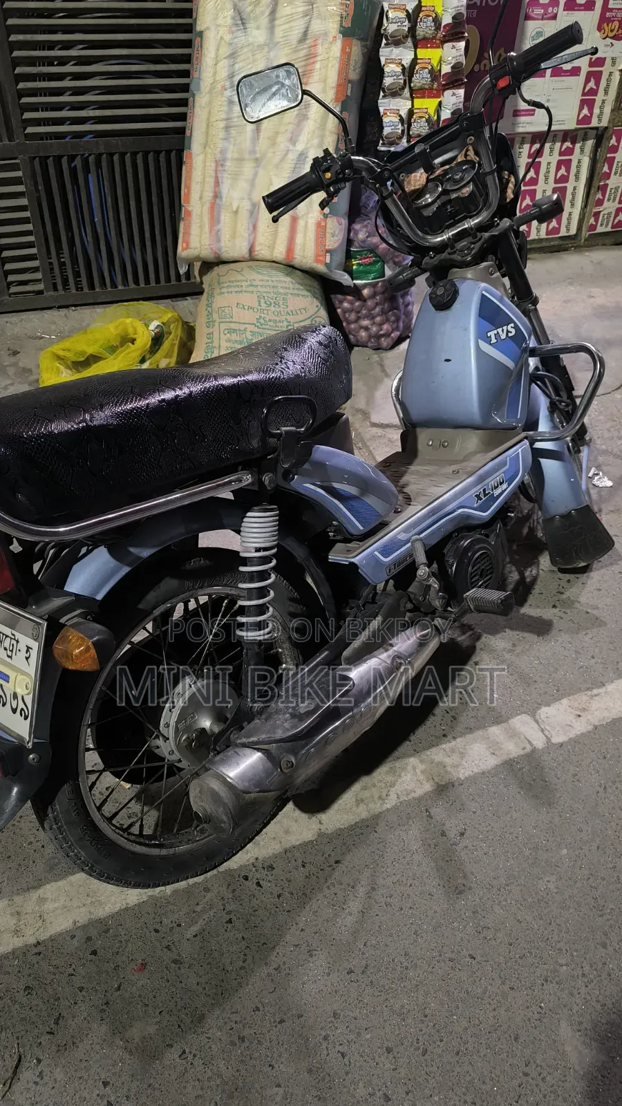 TVS XL 100 Comfort 2023 Blue