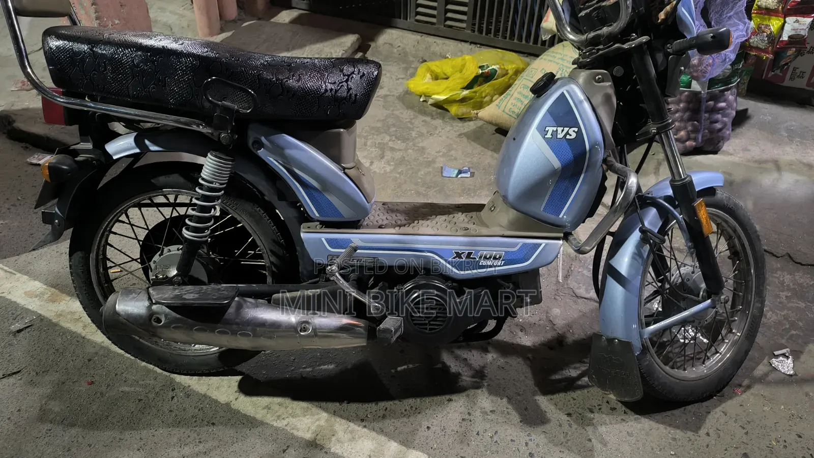 TVS XL 100 Comfort 2023 Blue