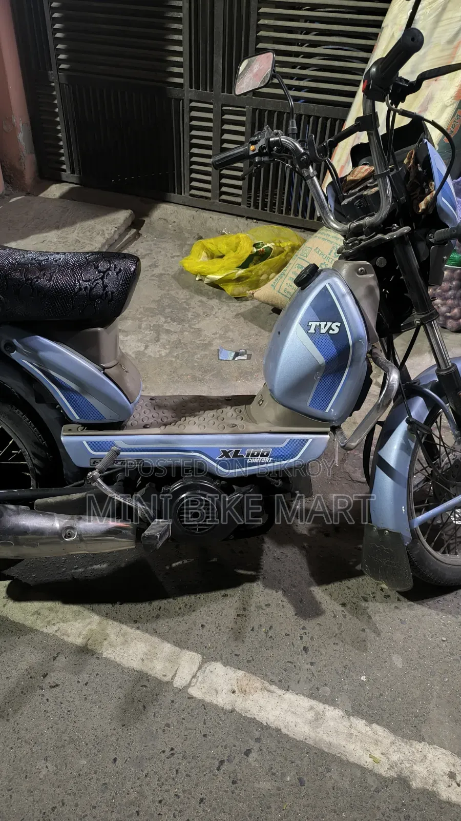 TVS XL 100 Comfort 2023 Blue