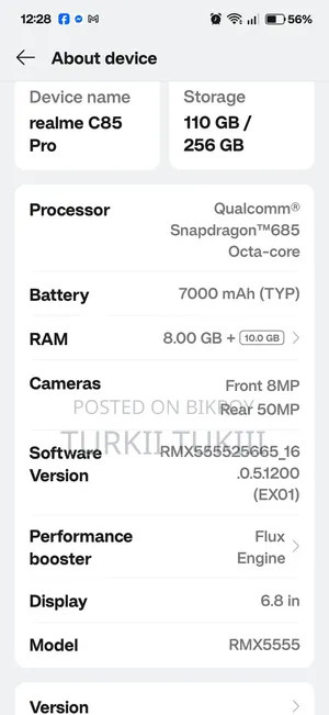 New Realme C85 Pro 256 GB Green