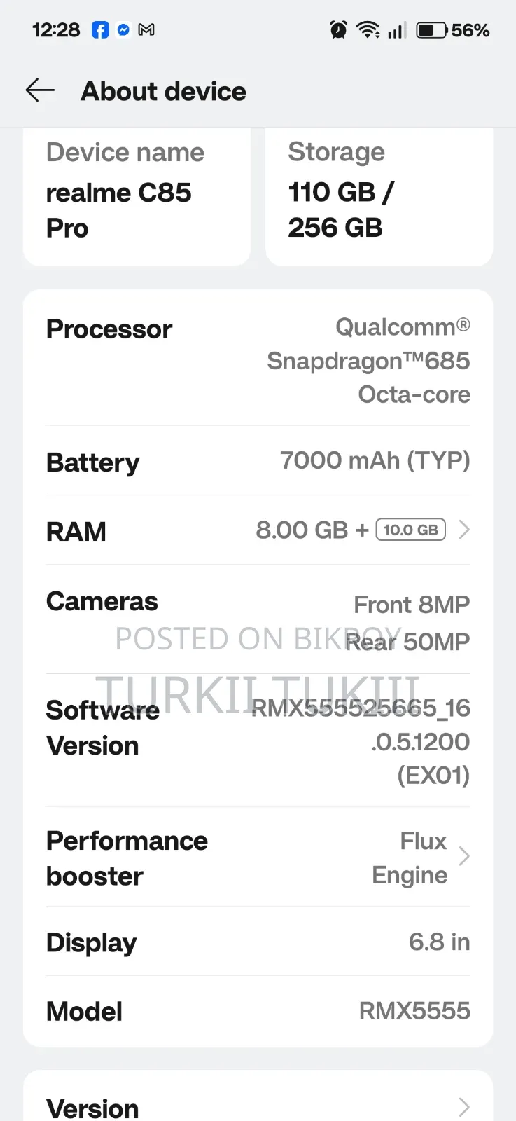 New Realme C85 Pro 256 GB Green