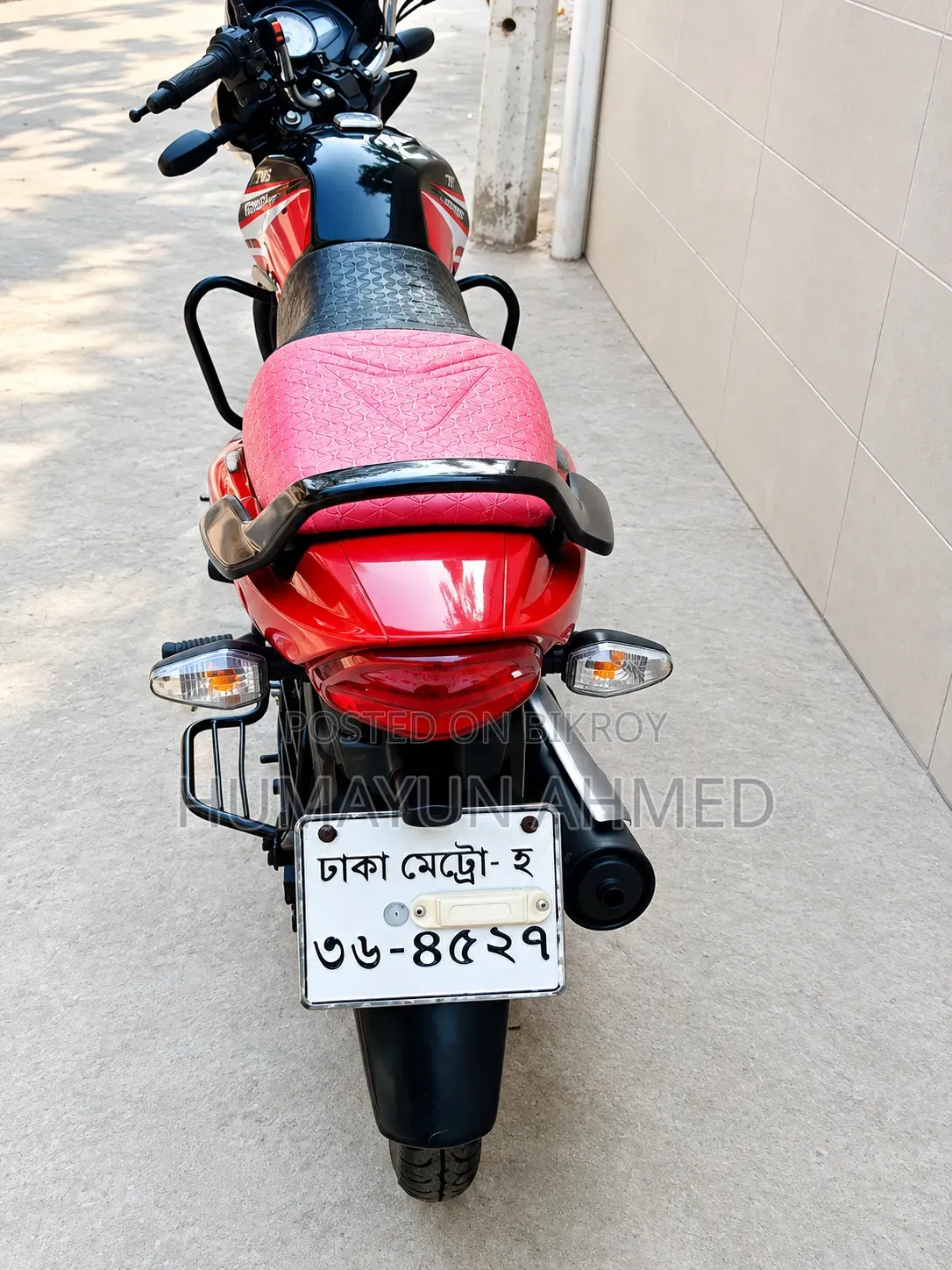 TVS Metro Plus 2018 Red