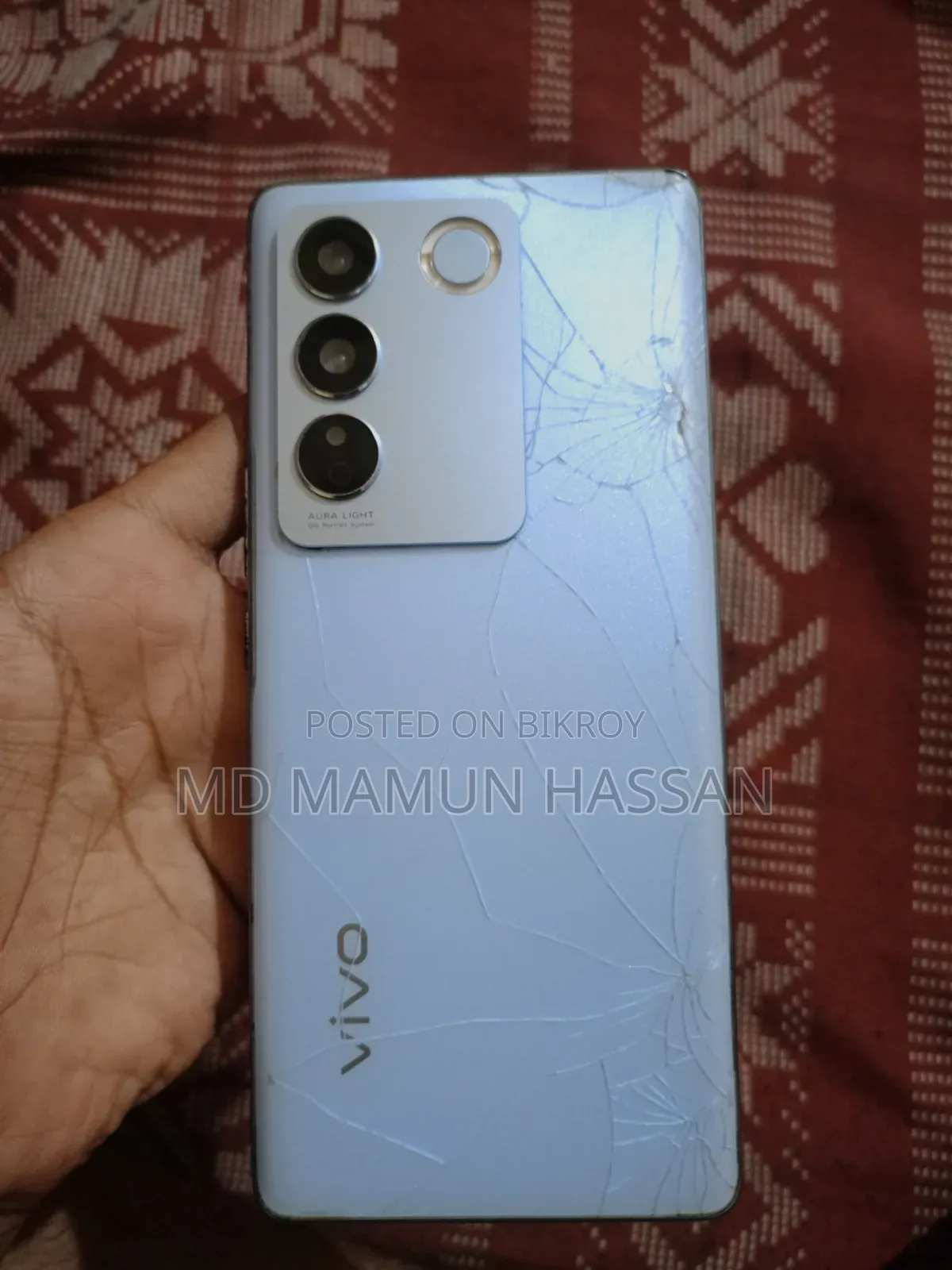 ভিভো ভি২৭ ৫জি ২৫৬ জিবি ব্লু