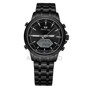 Premium Dual Display Chain Men's Watch