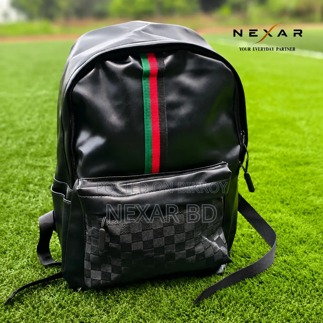 পুরুষদের জন্য স্টাইলিশ কালো ব্যাকপ্যাক – NEXAR