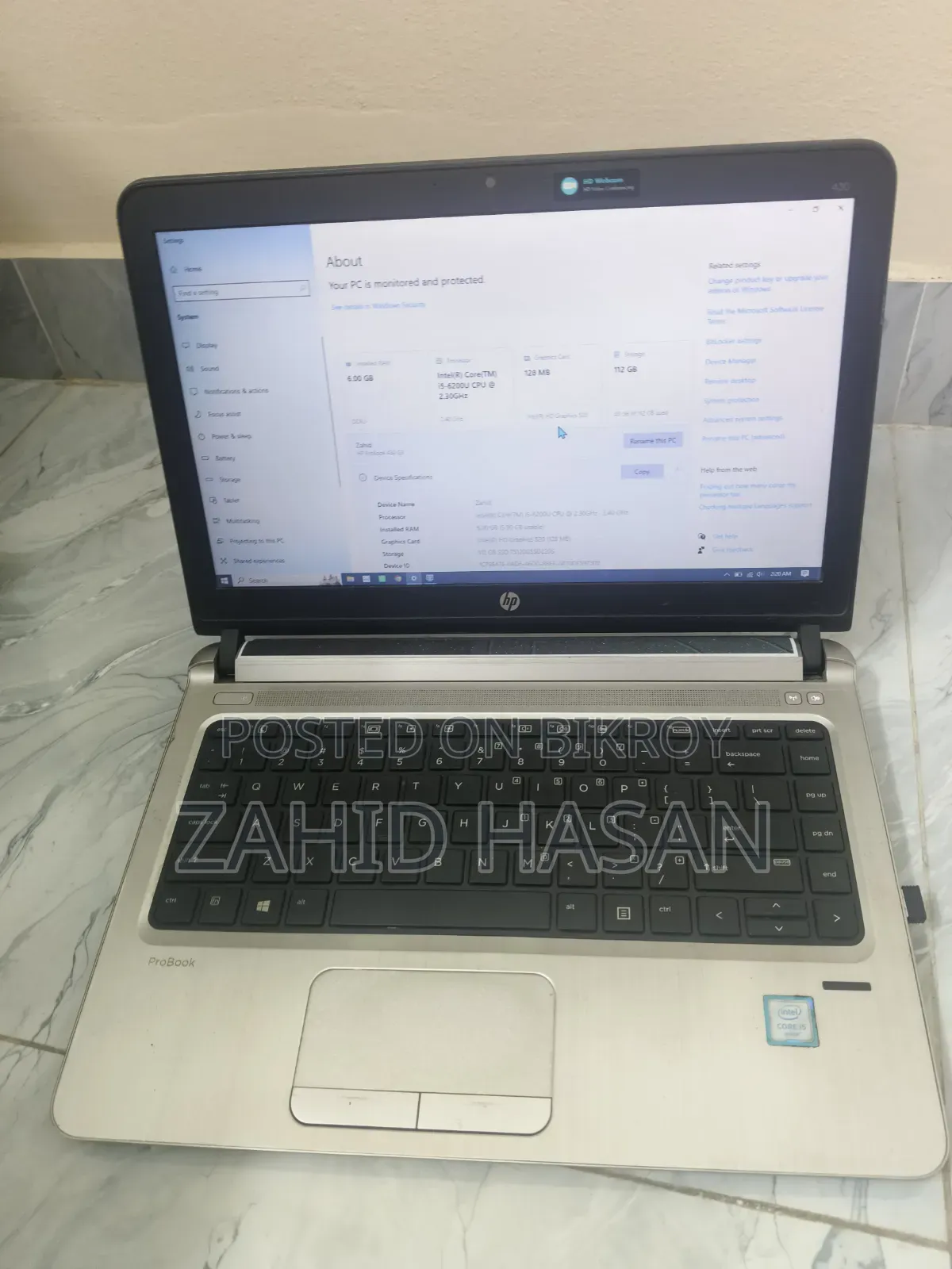 Laptop HP ProBook 430 G3 6GB Intel Core i5 SSD 128GB