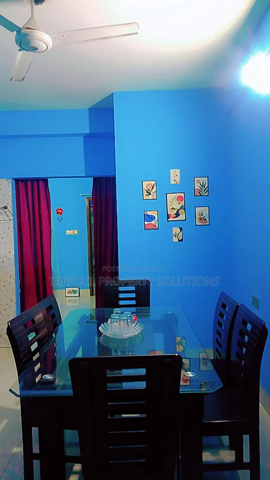 Furnished 3-bedroom Apartment in Tariqul Property, Banasree for rent