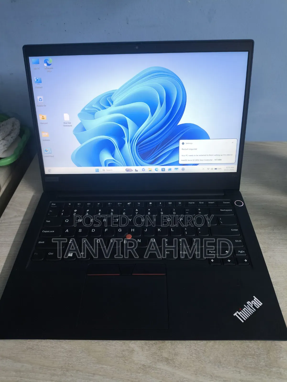 ল্যাপটপ Lenovo ThinkPad E14 Gen 1 8GB Intel Core i5 SSD 256GB