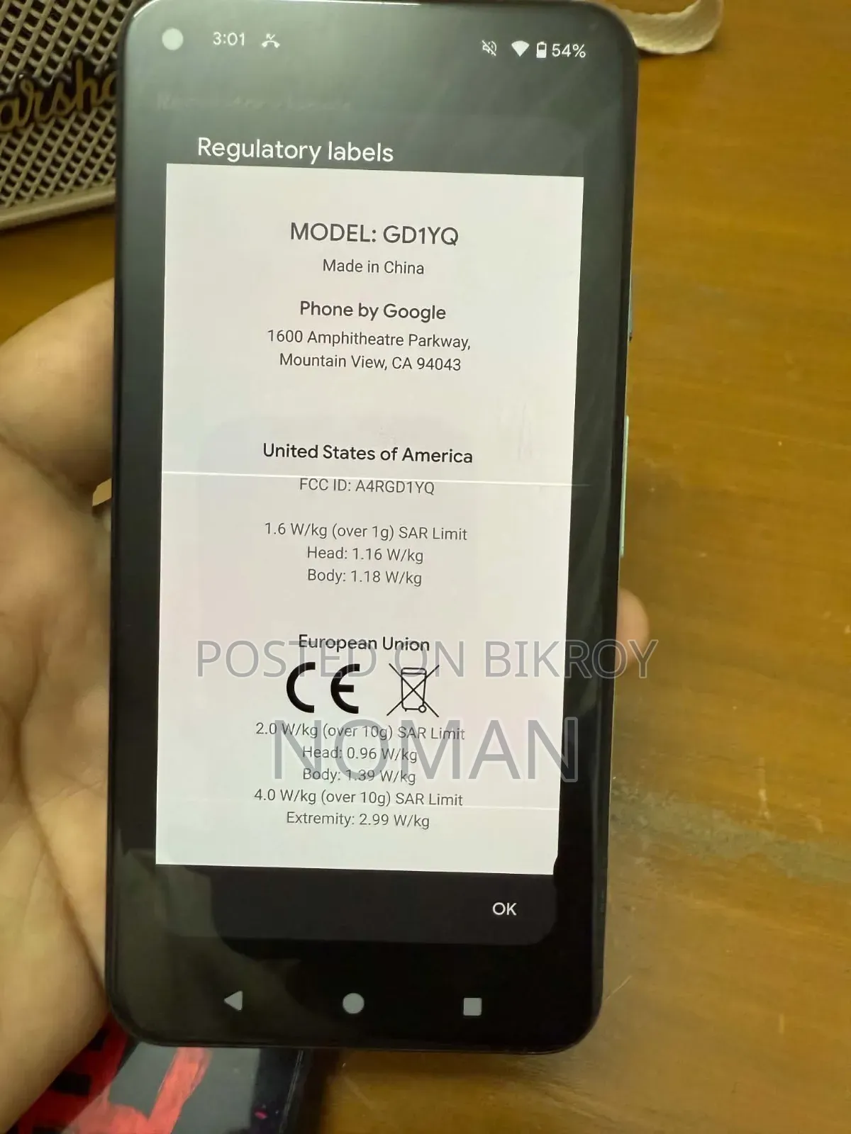 Google Pixel 5 128 GB Green