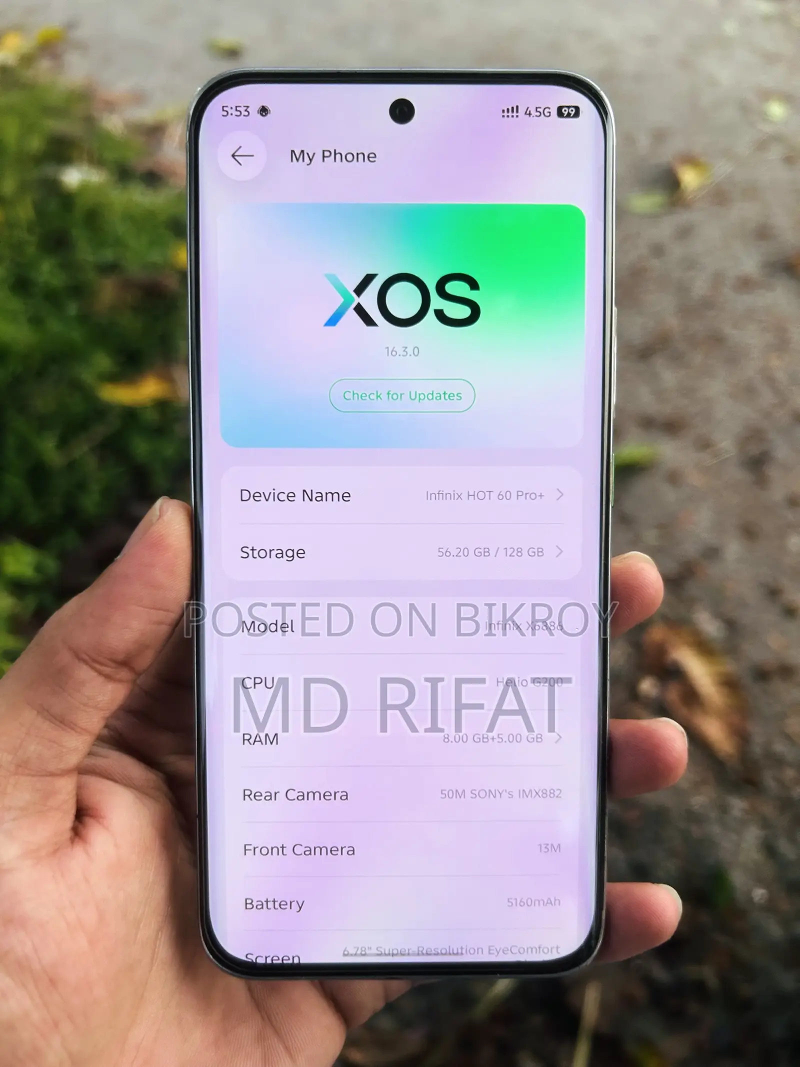 Infinix Hot 60 Pro+ 128 GB