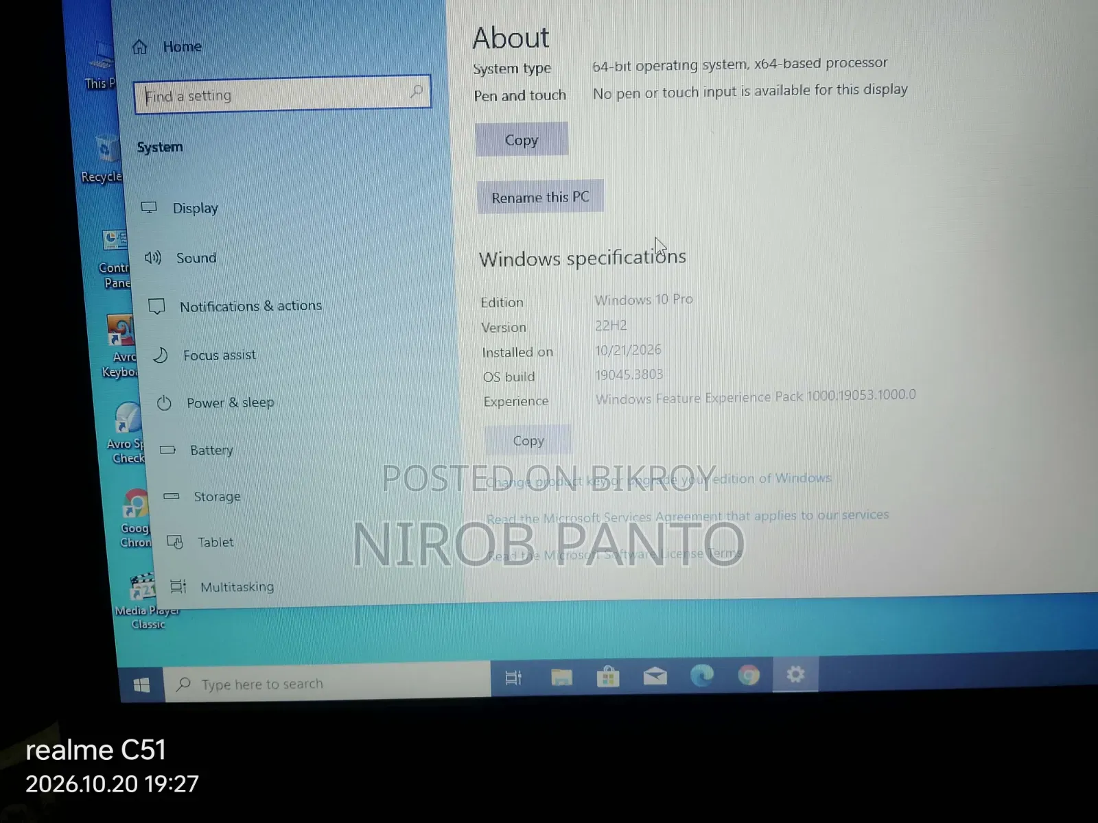 Laptop Dell Inspiron 15 3000 4GB Intel Celeron HDD+SSD 128GB