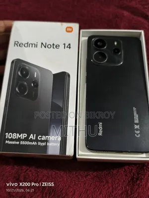 Xiaomi Redmi Note 14 4G 256 GB Black