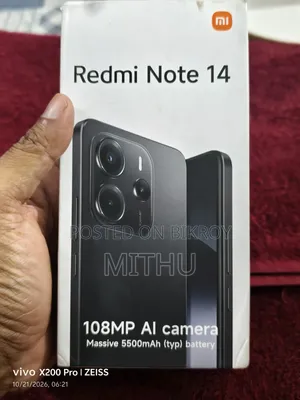 Xiaomi Redmi Note 14 4G 256 GB Black