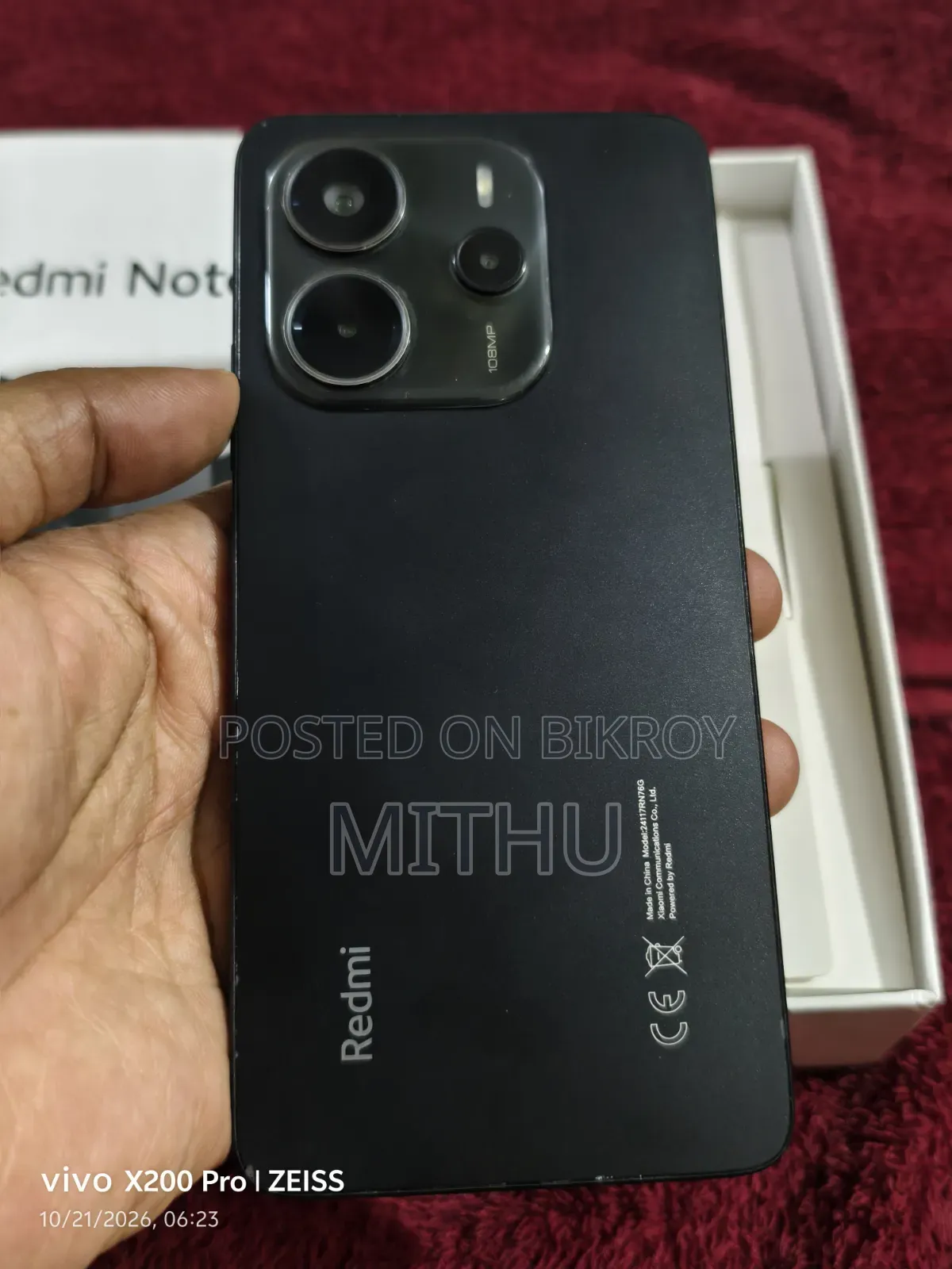 Xiaomi Redmi Note 14 4G 256 GB Black