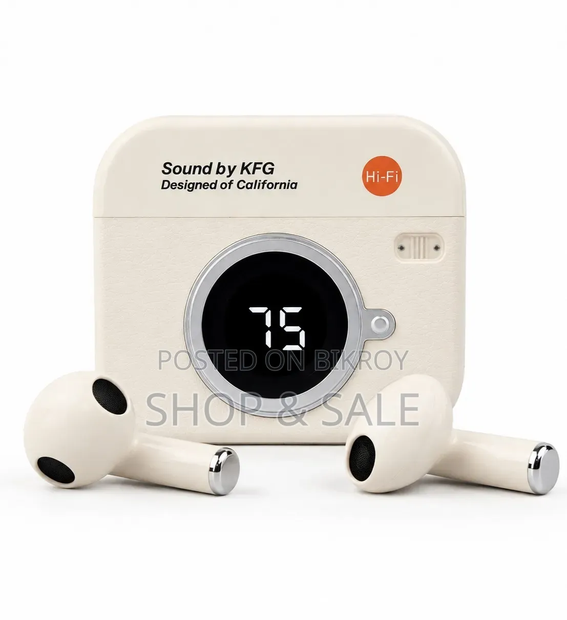 Q86 Retro Camera Design True Wireless Earbuds