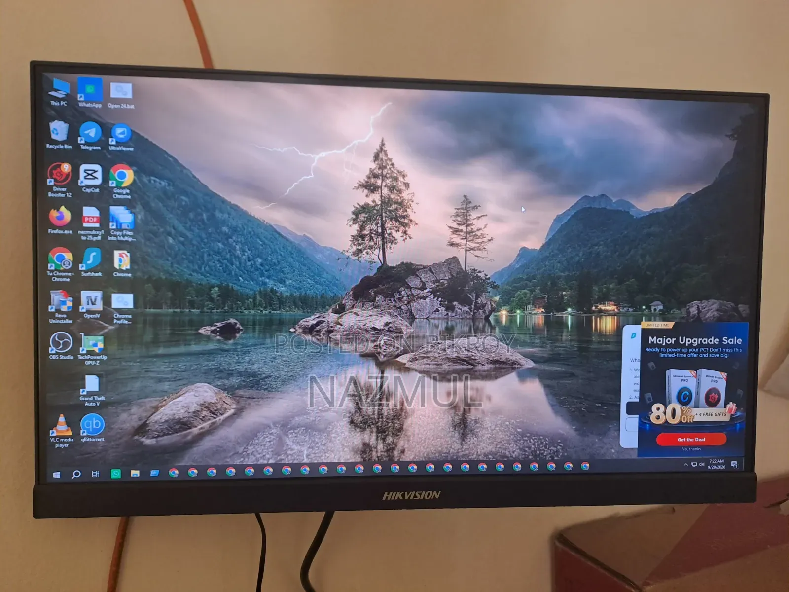 Desktop Computer 16GB AMD Ryzen 5 SSD 512GB