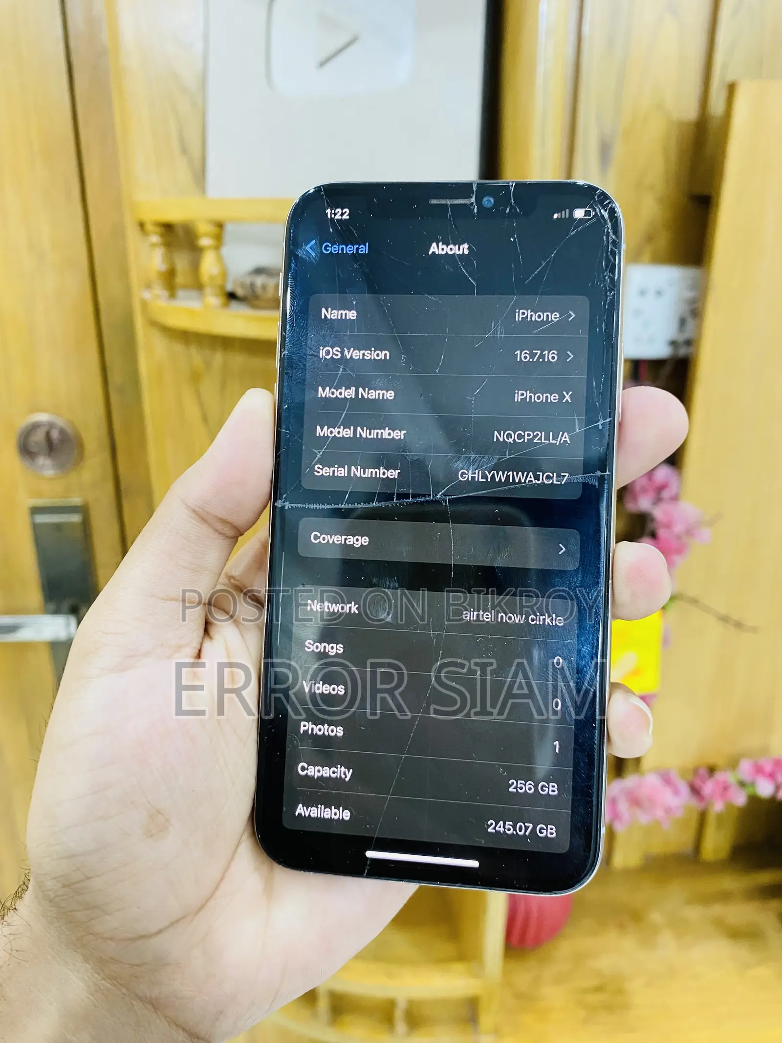 Apple iPhone X 256 GB White