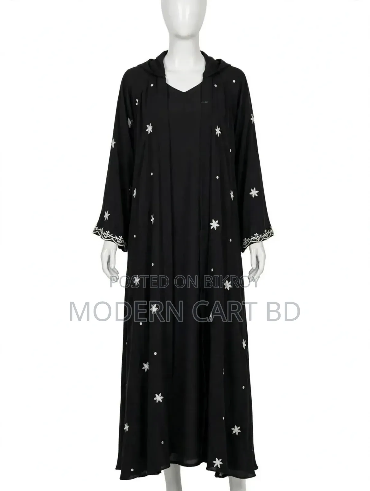 Star Koti Borka - Embroidered work - Inner and Koti separate