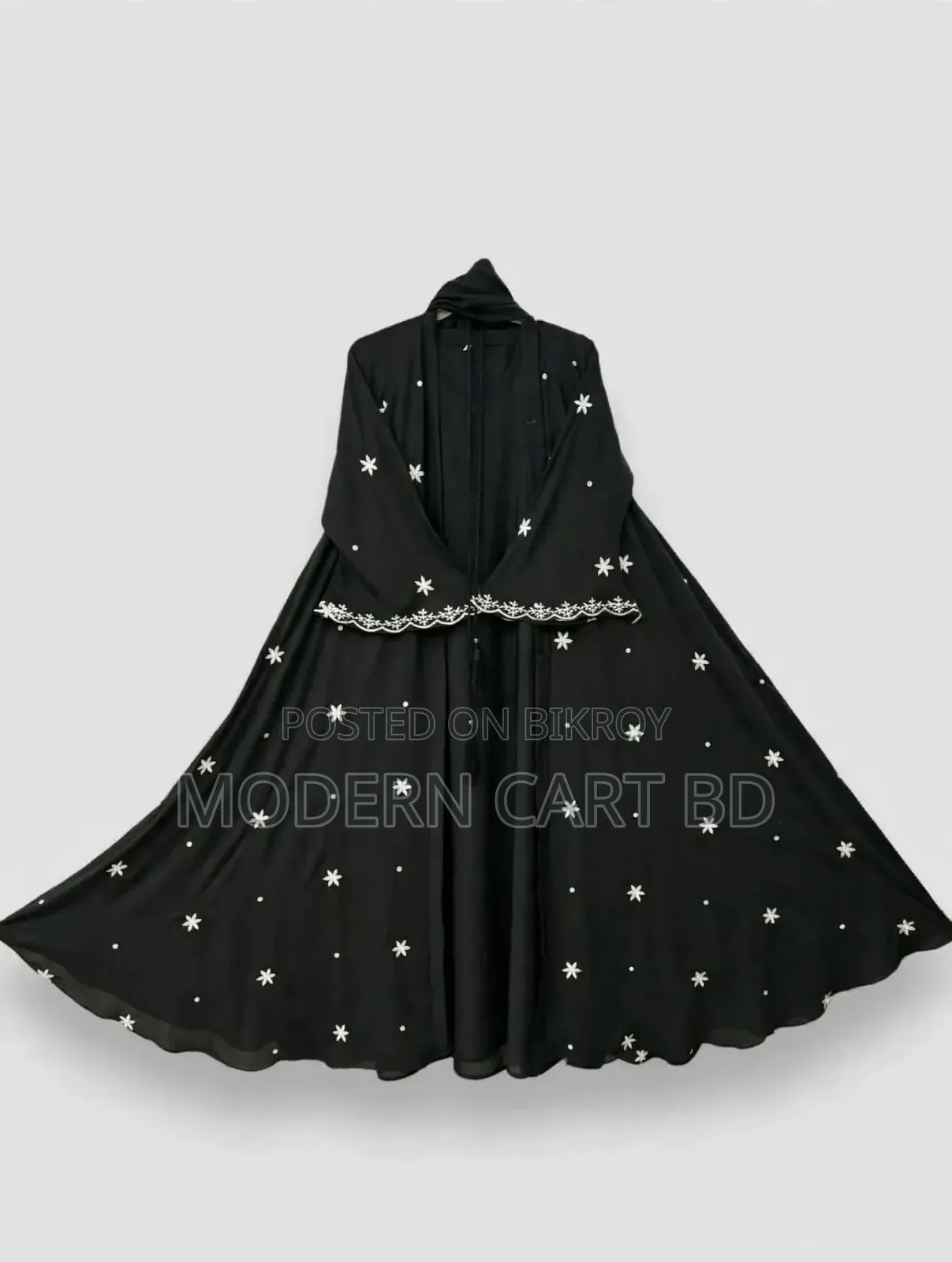 Star Koti Borka - Embroidered work - Inner and Koti separate
