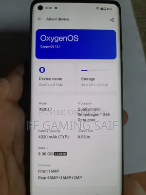 OnePlus 8 128 GB Black
