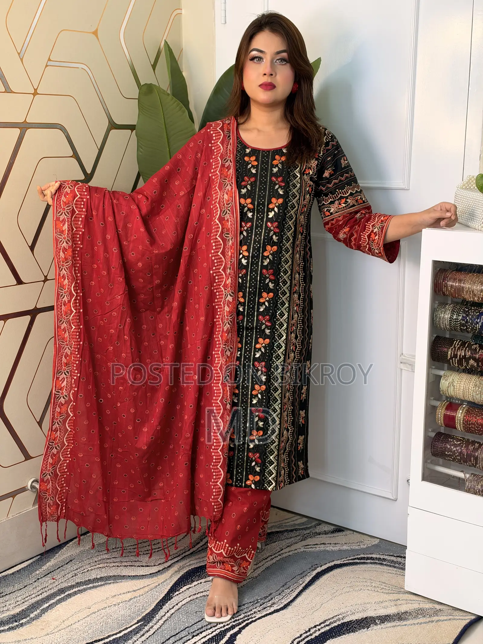 Aarong Cotton Three Piece