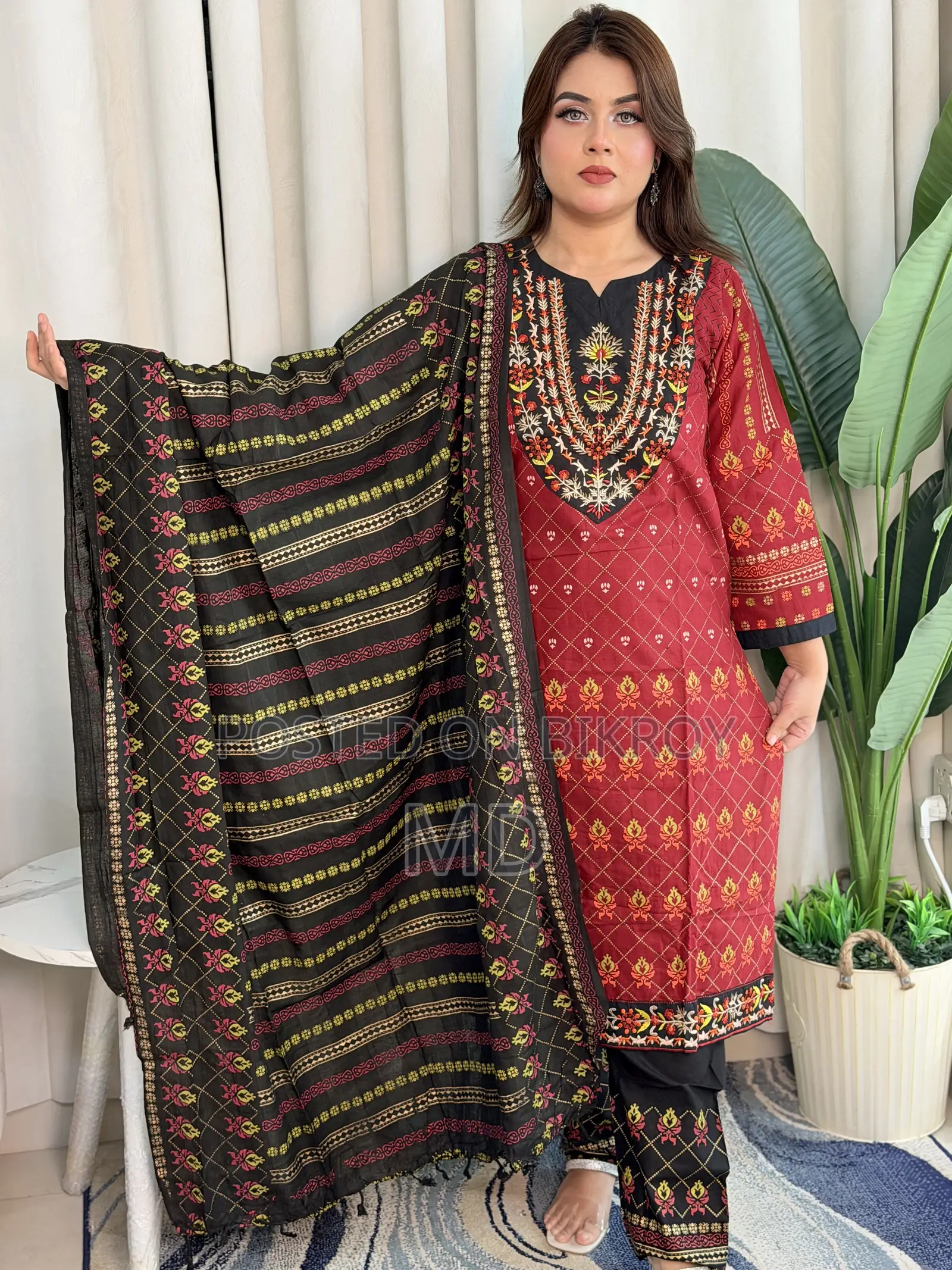 Aarong Cotton Three Piece