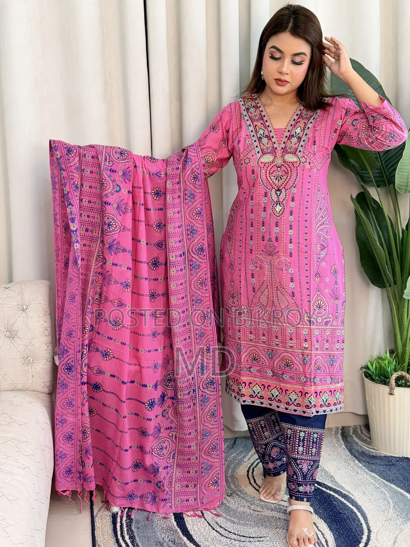 Aarong Cotton Three Piece