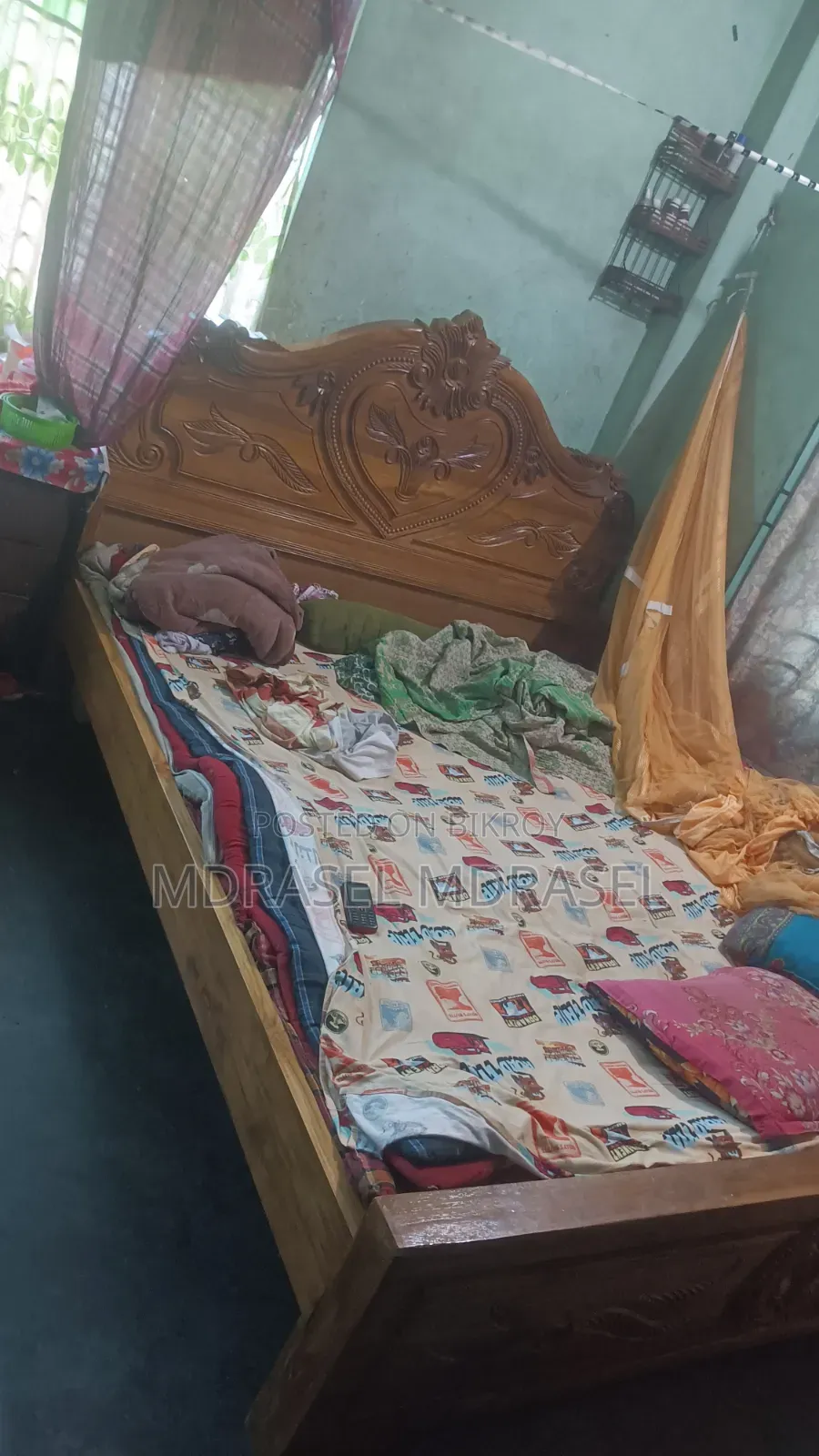 সেগুন কাঠের খাট
