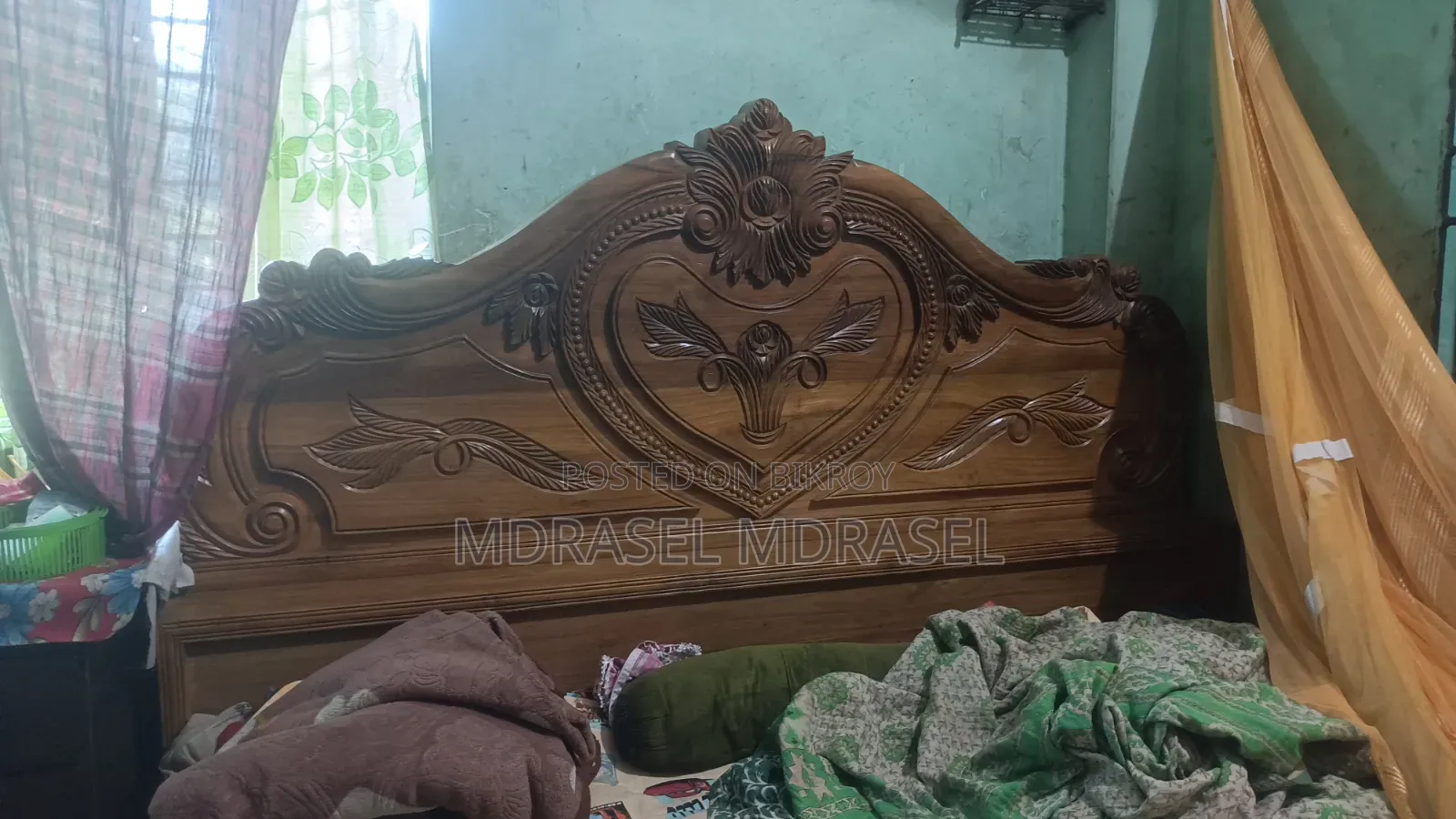 সেগুন কাঠের খাট