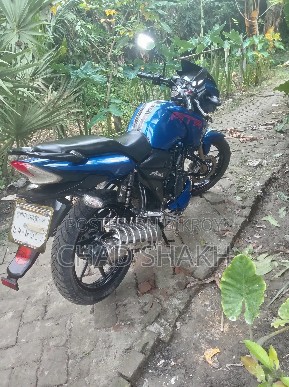 TVS Apache RTR 160 2V 2018 Blue
