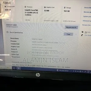 Laptop HP ProBook 4540S 4GB RAM Intel Core i3 Processor 1TB Hard Disk