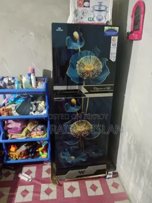 Refrigerator purchased one year ago papers available absolutely new condition. No problems