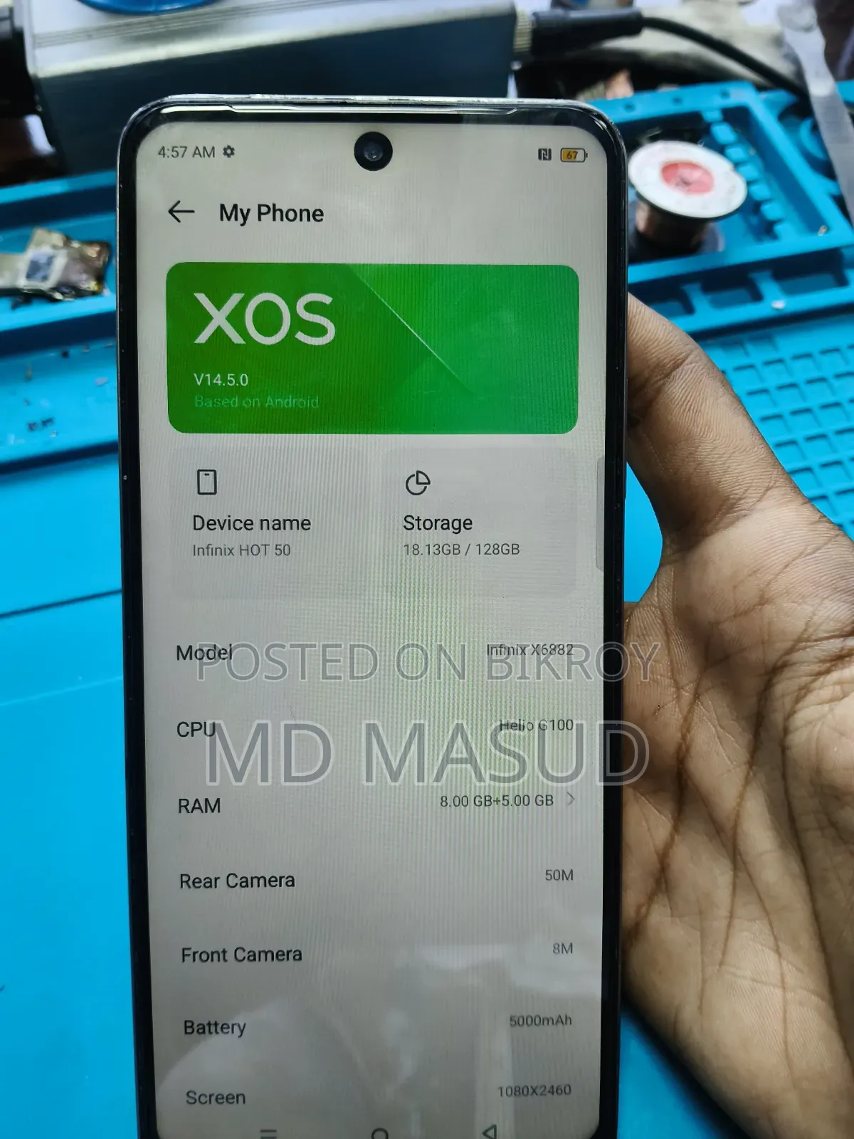 Infinix Hot 50 128 GB White