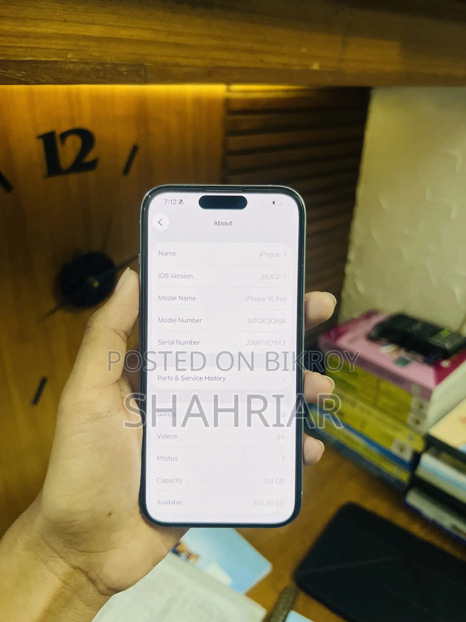 Apple iPhone 15 Pro 128 GB Gray