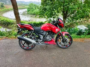 টিভিএস আপাচে আরটিআর ১৬০ ২ভি ২০১৬ লাল