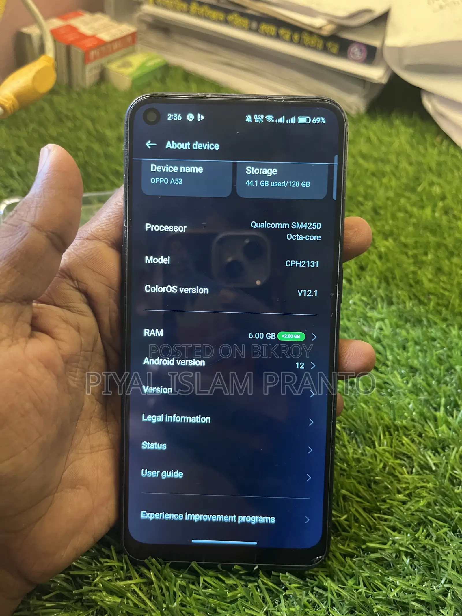 Oppo A53 5G 128 GB Blue