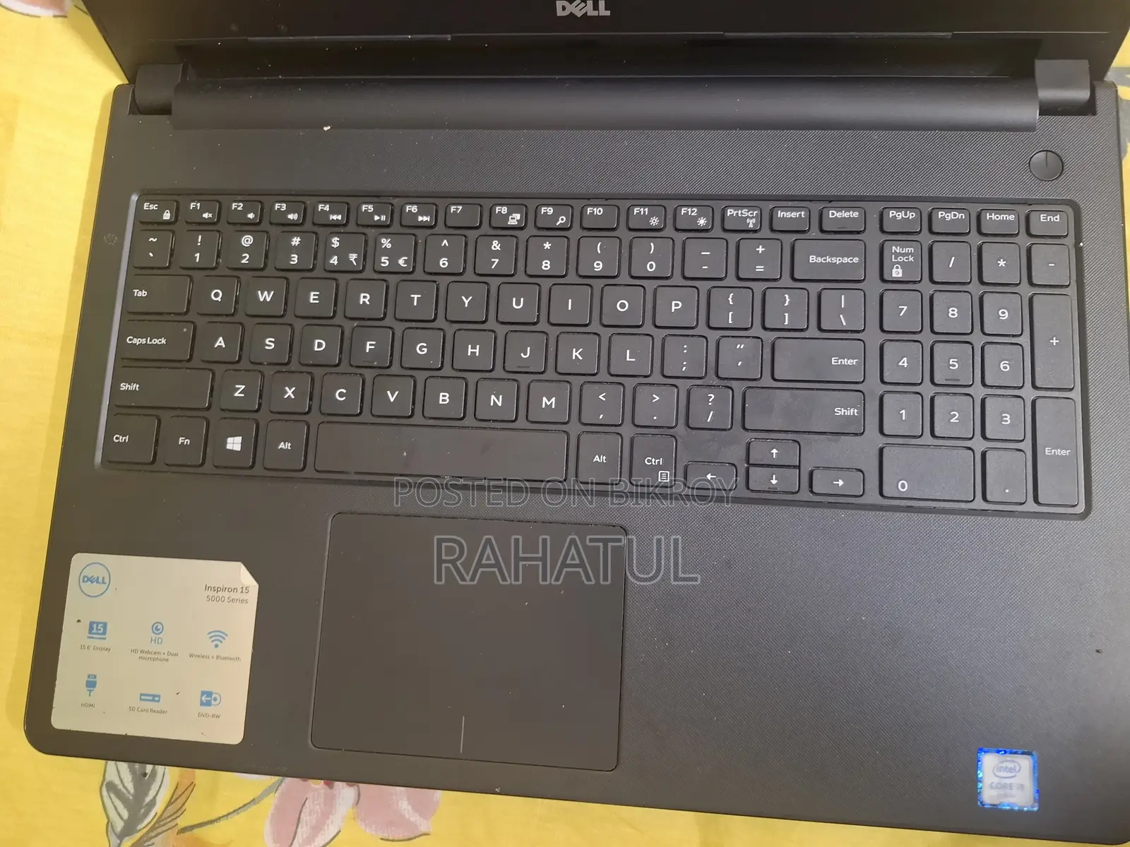 Laptop Dell Inspiron 15 5000 4GB Intel Core i3 HDD 1TB