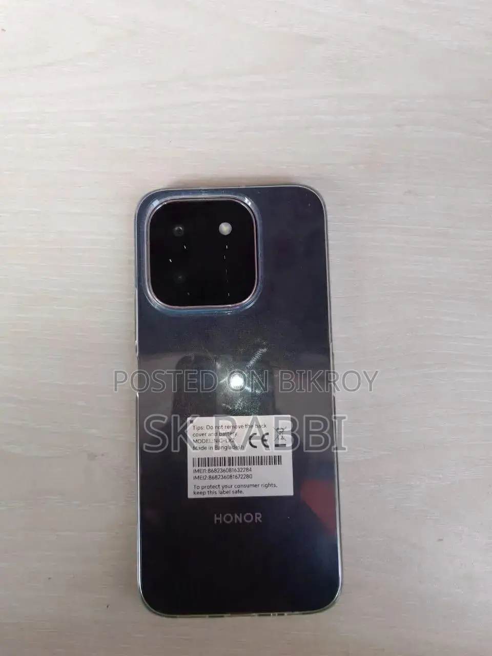 Honor X6C ১২৮ জিবি কালো