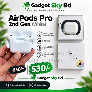 🎧 AirPods Pro ২য় প্রজন্ম (কালো প্রিমিয়াম)