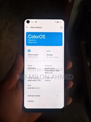 অপো এফ২১ প্রো ১২৮ জিবি ব্ল্যাক