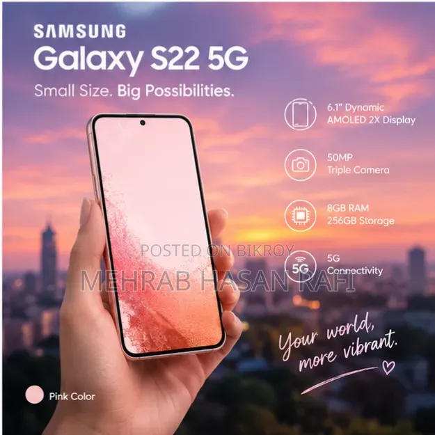 Samsung Galaxy S22 5G 256 GB Pink