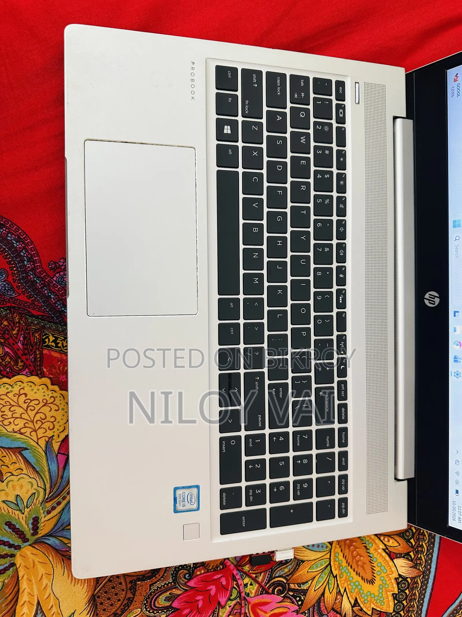 Laptop HP ProBook 450 G6 8GB Intel Core i5 SSD 256GB
