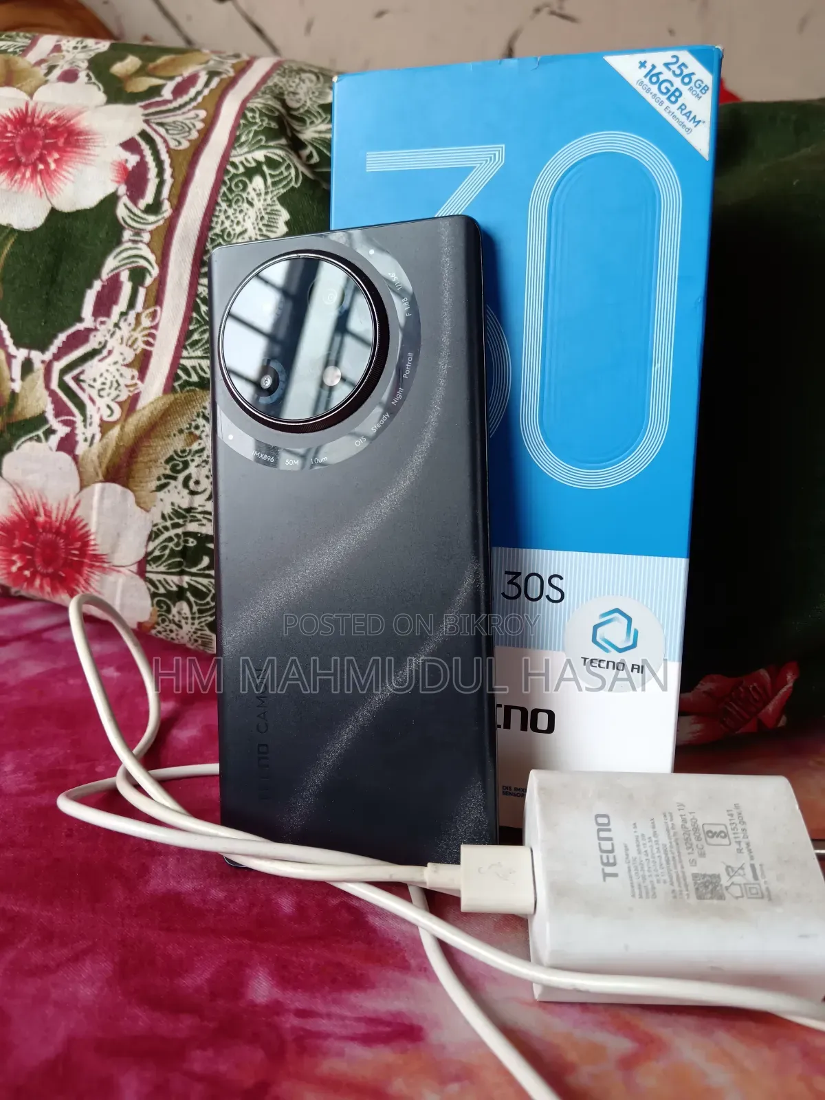 টেকনো ক্যামন ৩০এস ২৫৬ জিবি ব্ল্যাক