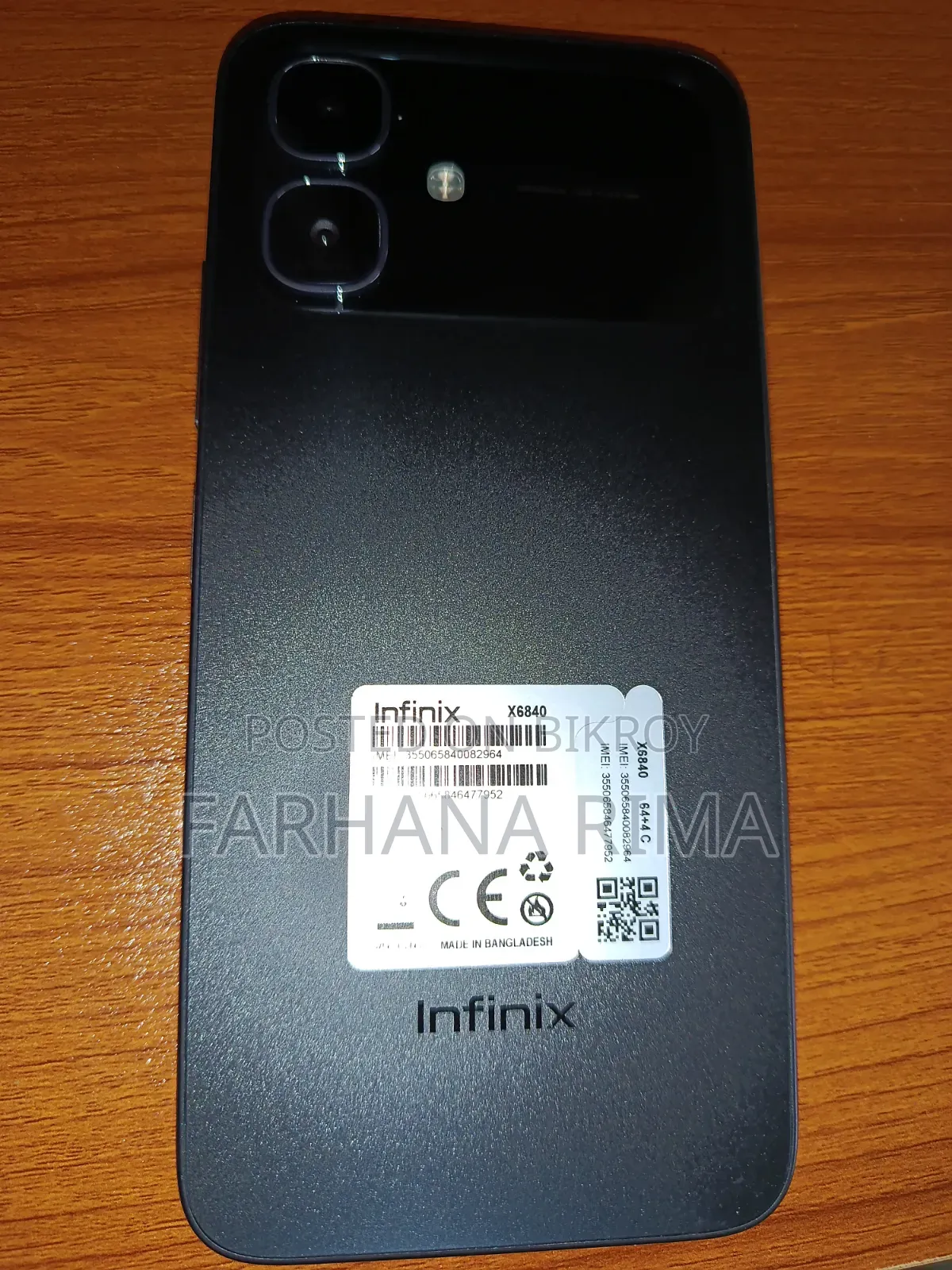 Infinix Smart 20 64 GB Black
