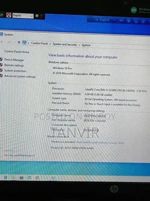 Laptop HP ProBook 4540S 4GB RAM Intel Core i5 HDD 500GB