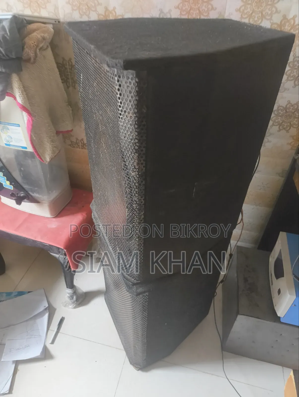 স্পিকার ইউজড ২ জেবিএল স্পিকার ১২ ইঞ্চি